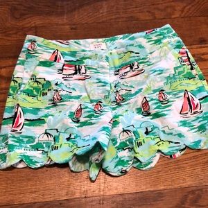 Crown and Ivy sailboat shorts